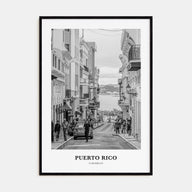 Puerto Rico Portrait B&W No 2 Poster