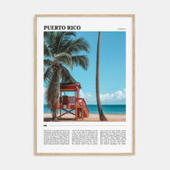 Puerto Rico Travel Color Poster