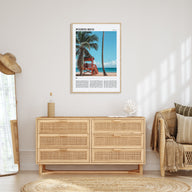 Puerto Rico Travel Color Poster