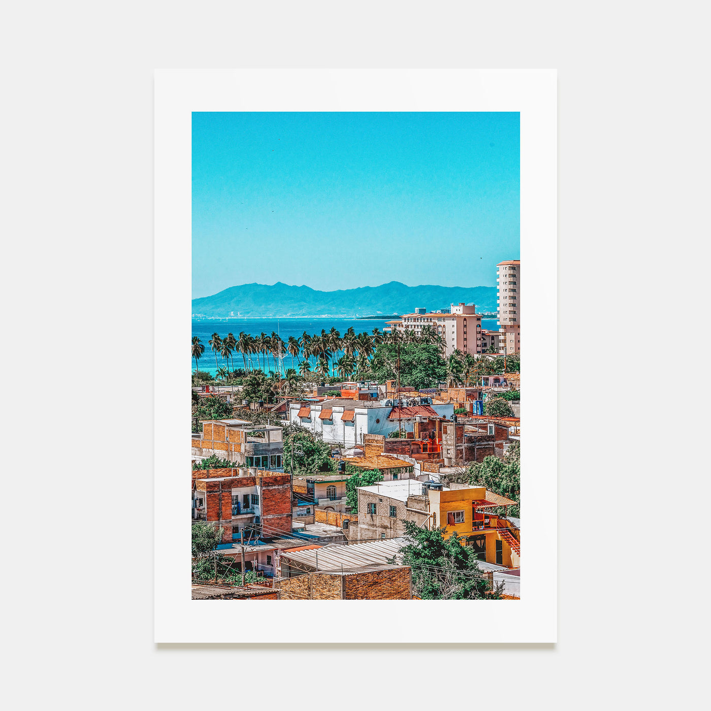 Puerto Vallarta Photo Color Poster