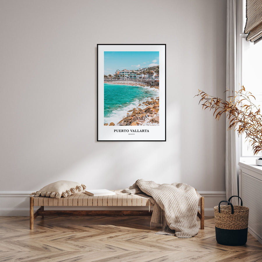 Puerto Vallarta Portrait Color Poster