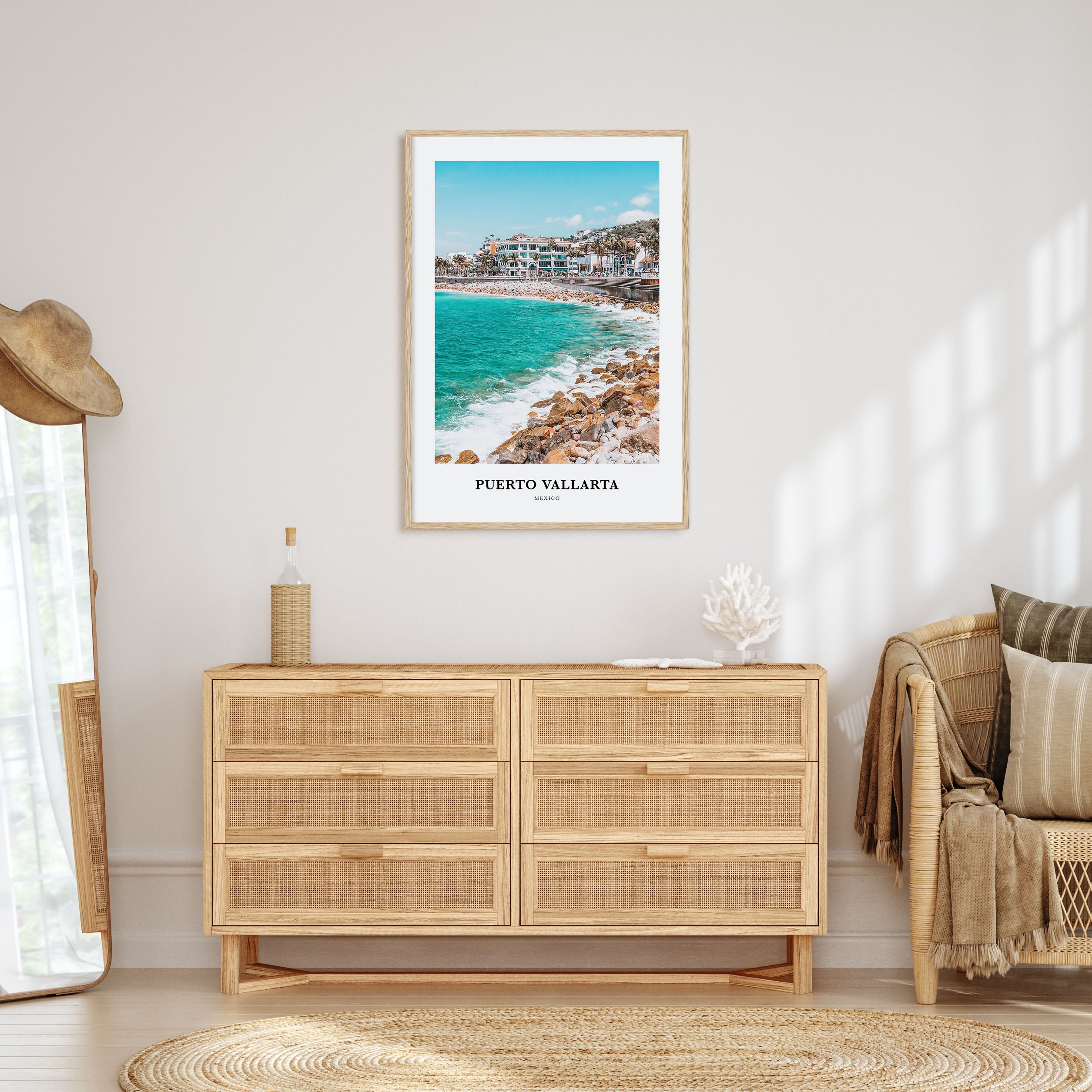 Puerto Vallarta Portrait Color Poster
