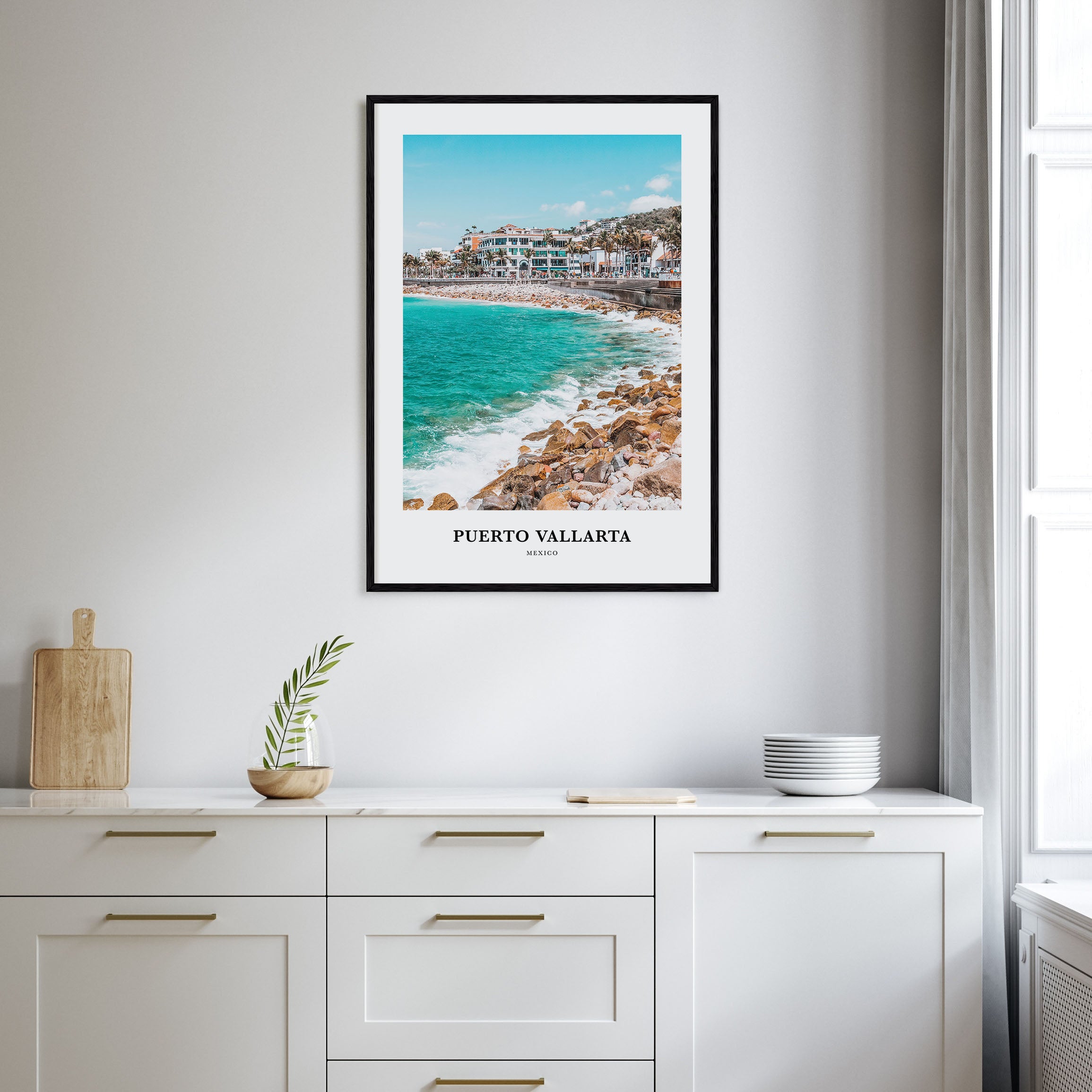 Puerto Vallarta Portrait Color Poster