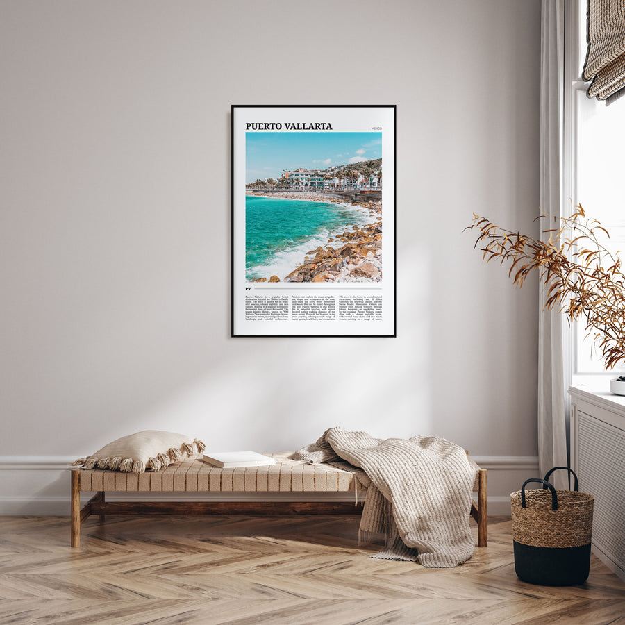 Puerto Vallarta Travel Color Poster