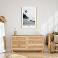 Puerto Viejo de Talamanca Portrait B&W Poster