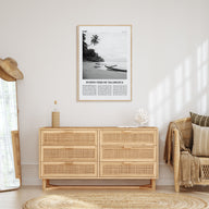 Puerto Viejo de Talamanca Travel B&W Poster