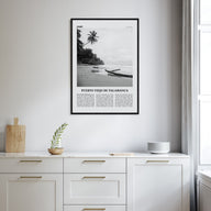 Puerto Viejo de Talamanca Travel B&W Poster