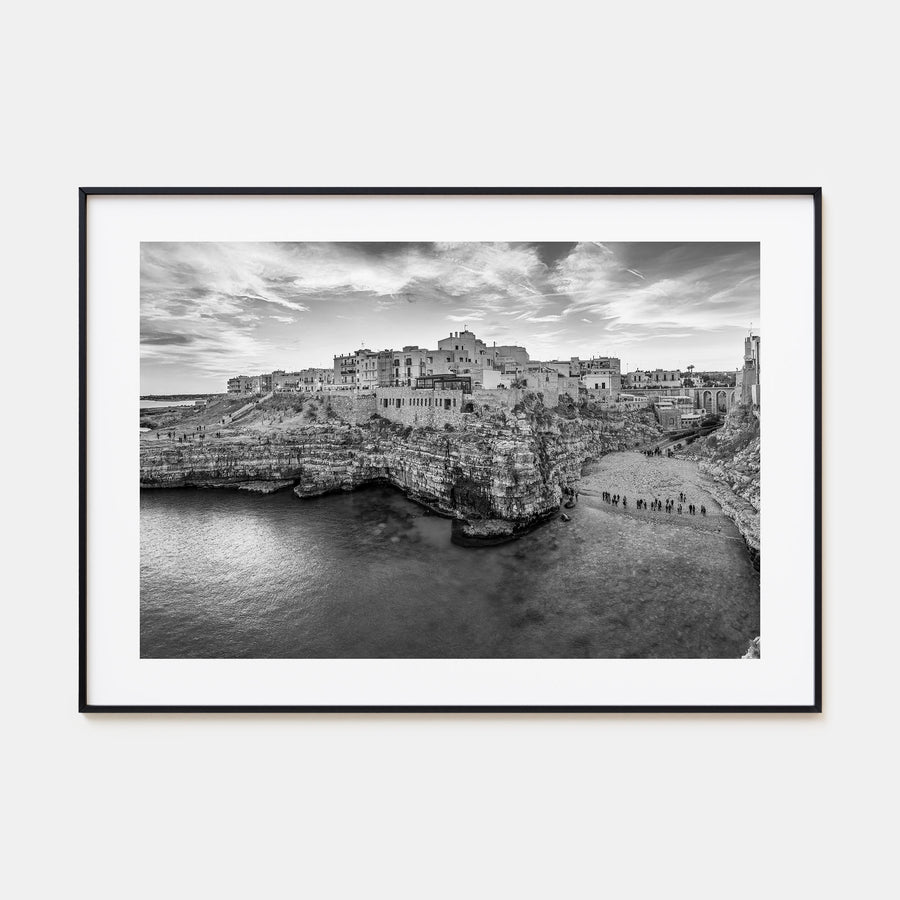 Puglia Landscape B&W Poster