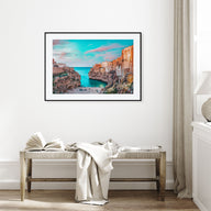 Puglia Landscape Color Poster
