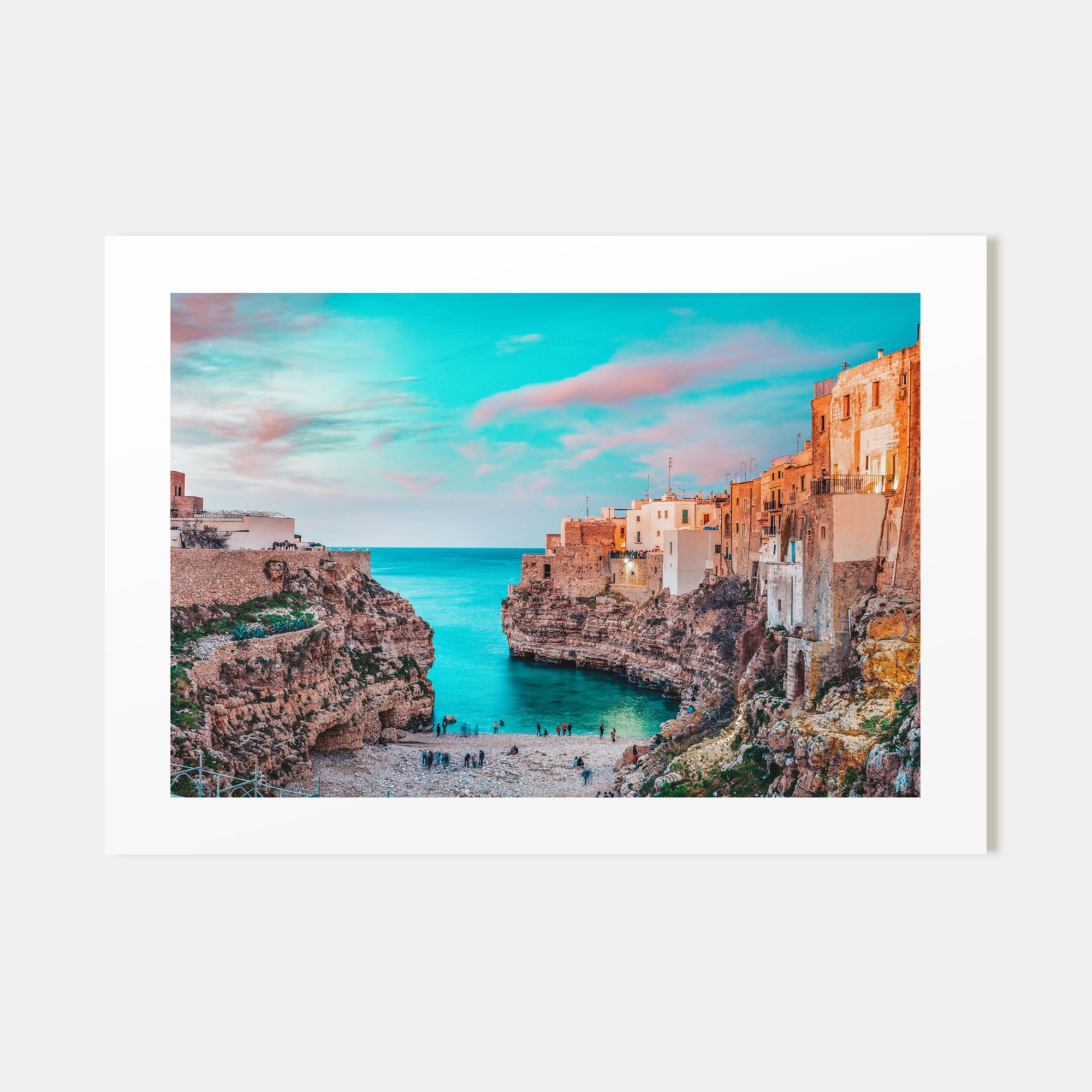 Puglia Landscape Color Poster