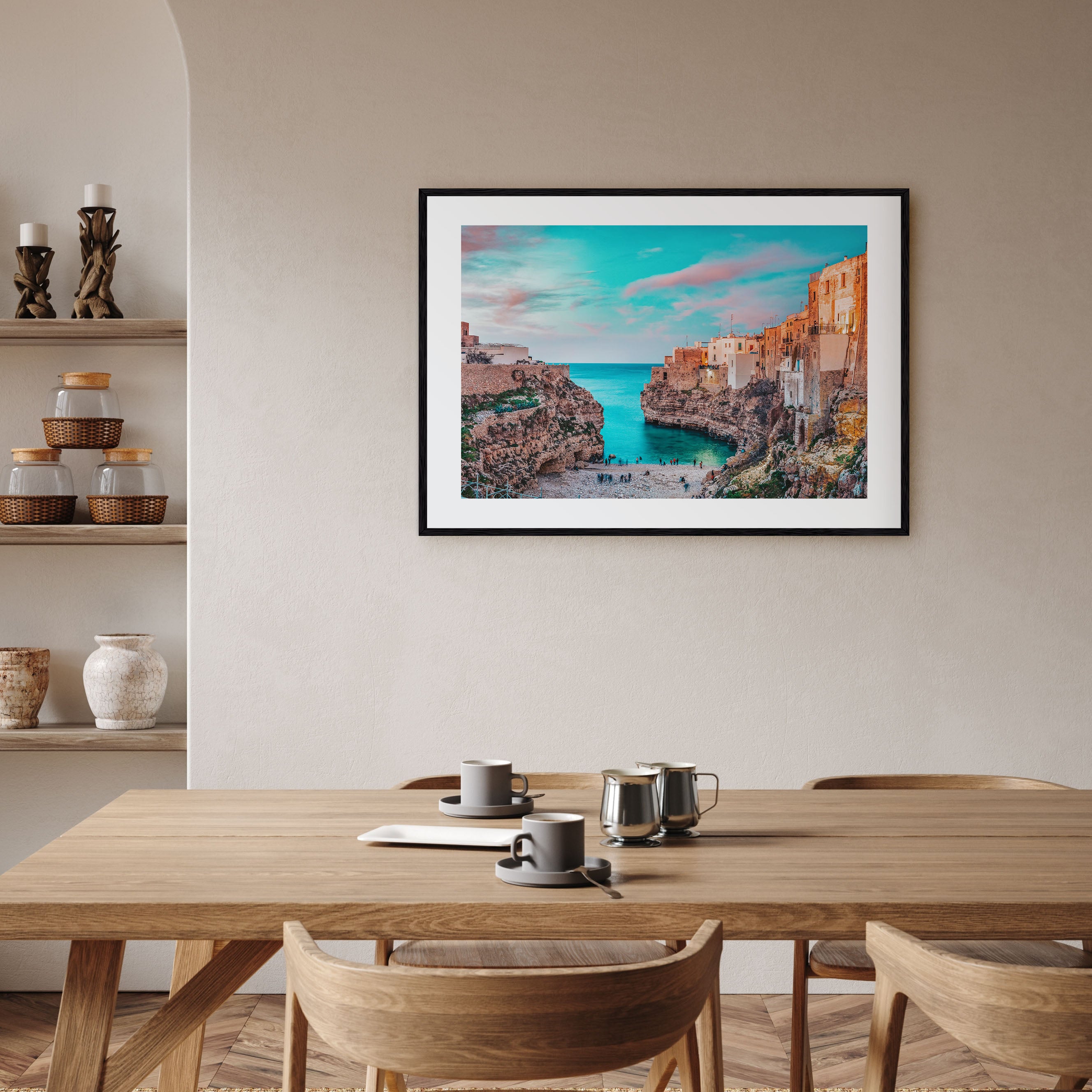 Puglia Landscape Color Poster