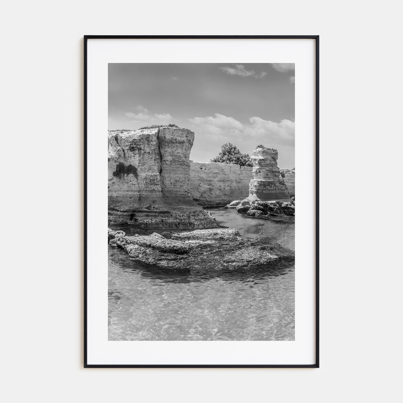 Puglia Photo B&W Poster