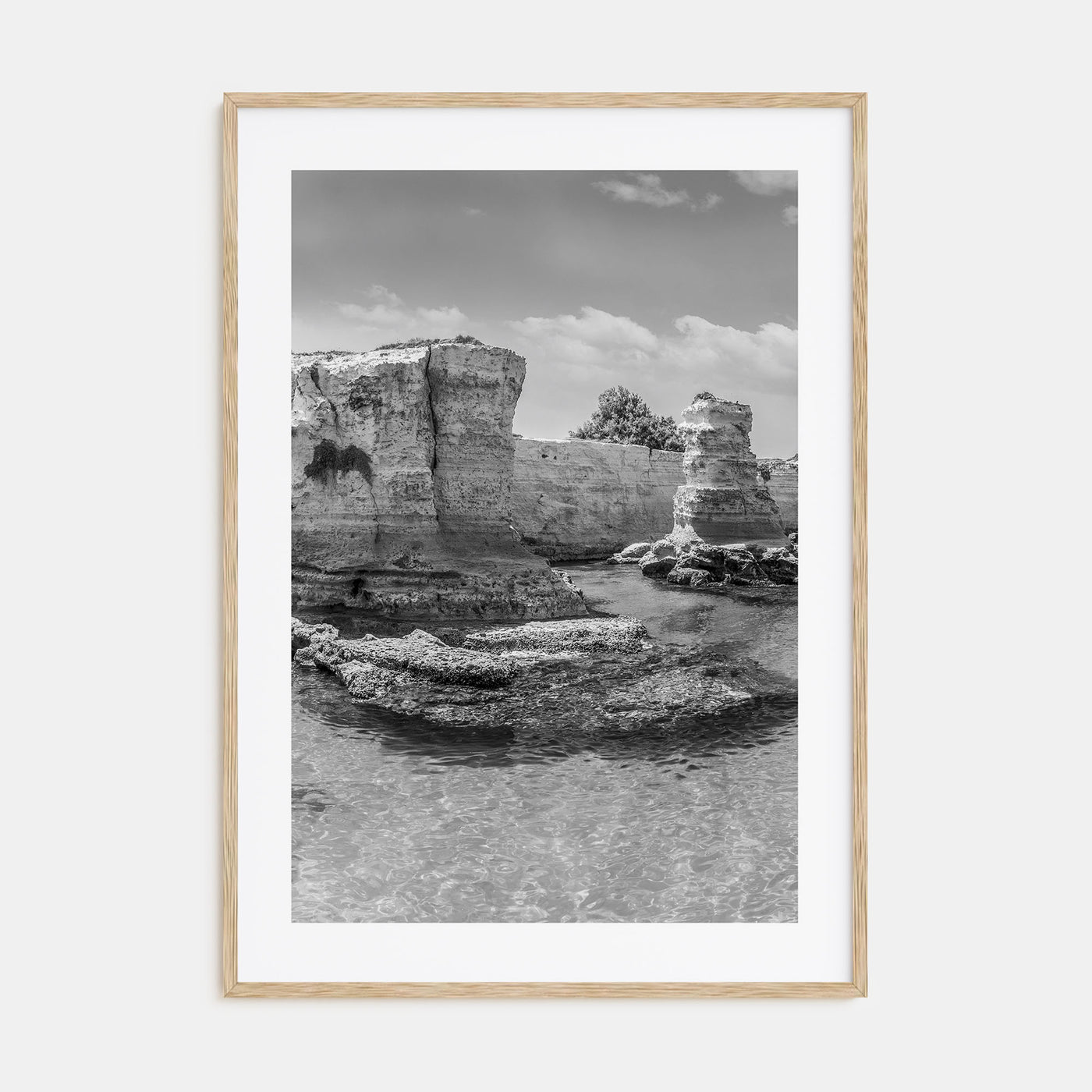 Puglia Photo B&W Poster