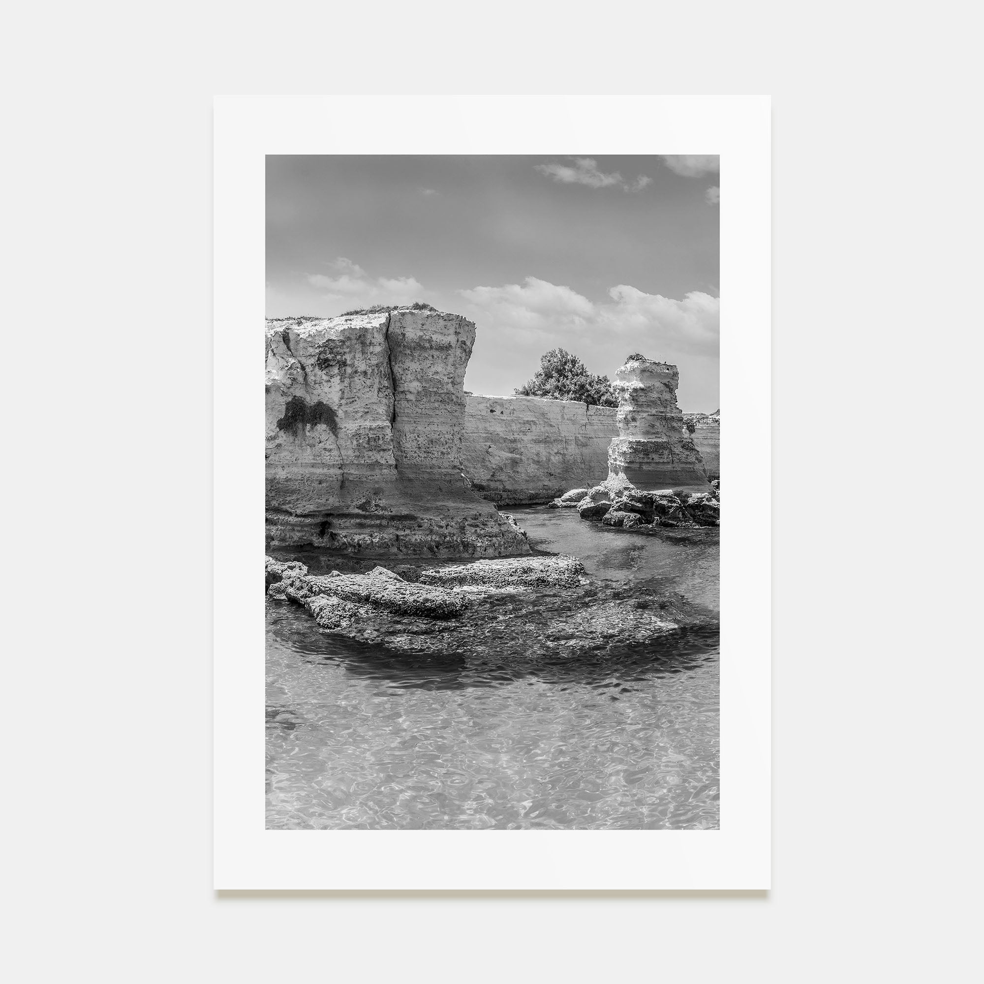 Puglia Photo B&W Poster