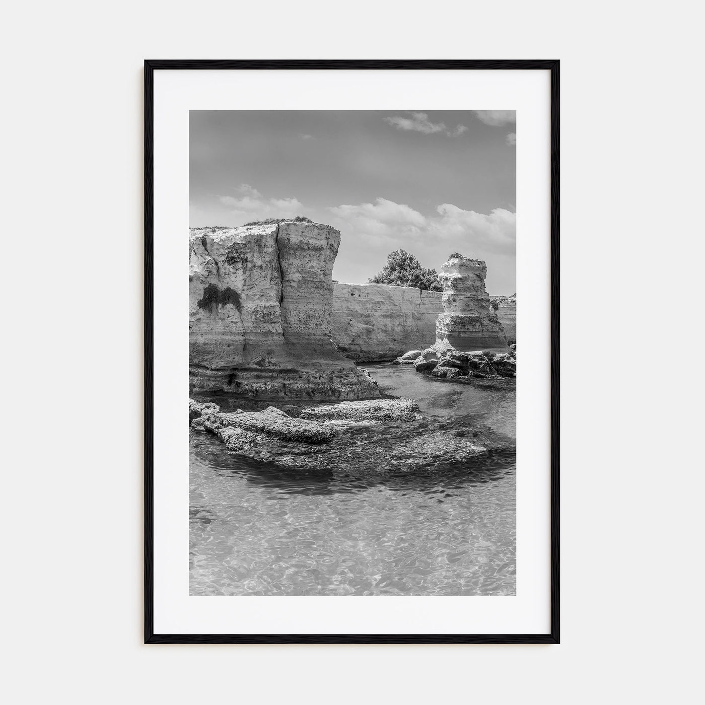 Puglia Photo B&W Poster