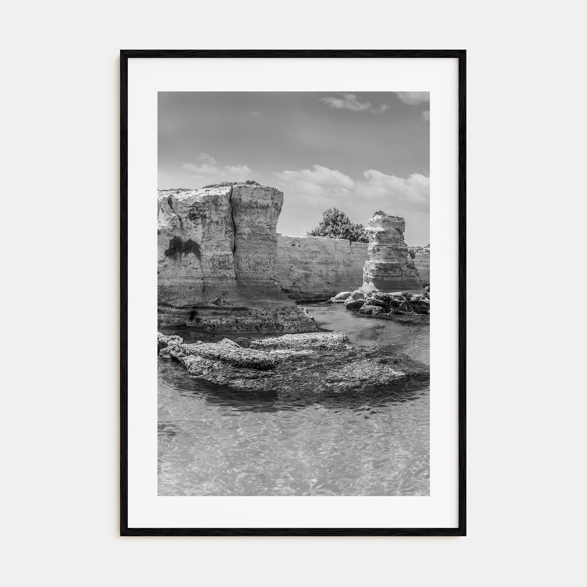 Puglia Photo B&W Poster