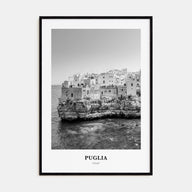 Puglia Portrait B&W Poster
