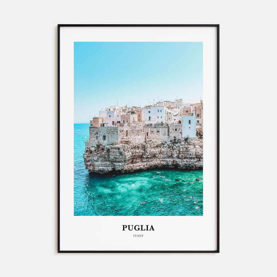 Puglia Portrait Color Poster