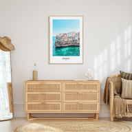 Puglia Portrait Color Poster