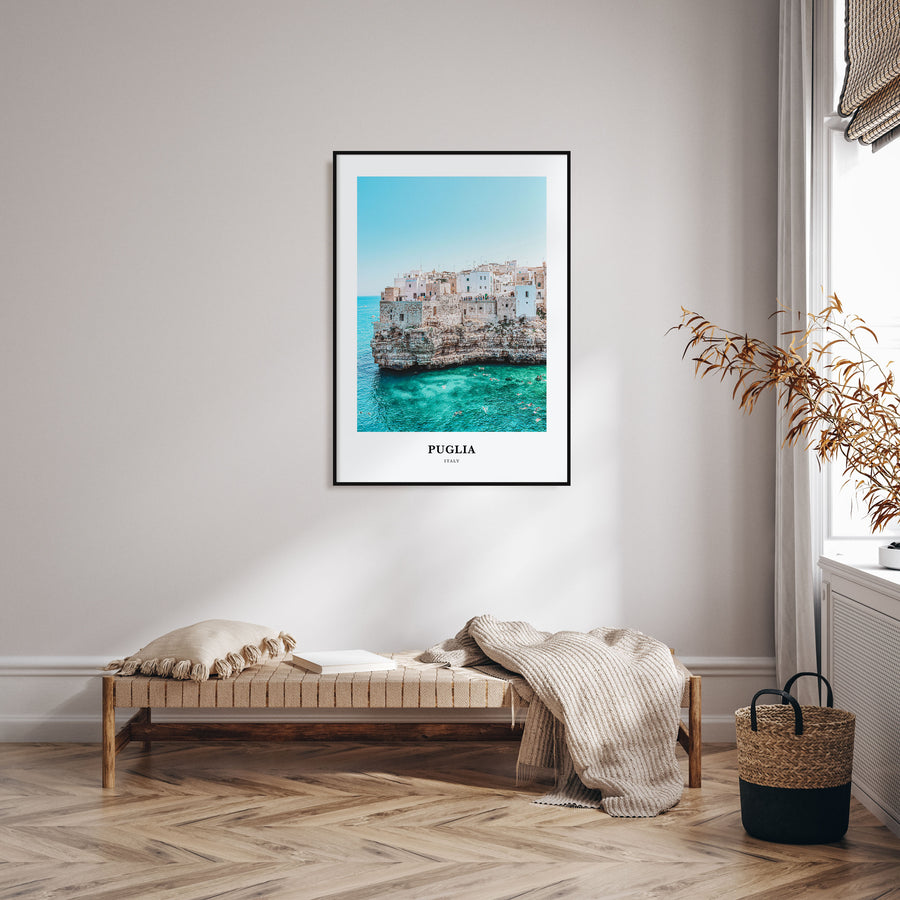 Puglia Portrait Color Poster