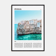Puglia Travel Color Poster