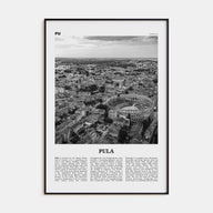 Pula Travel B&W Poster
