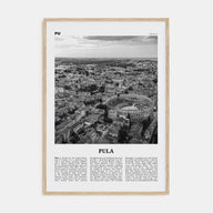 Pula Travel B&W Poster