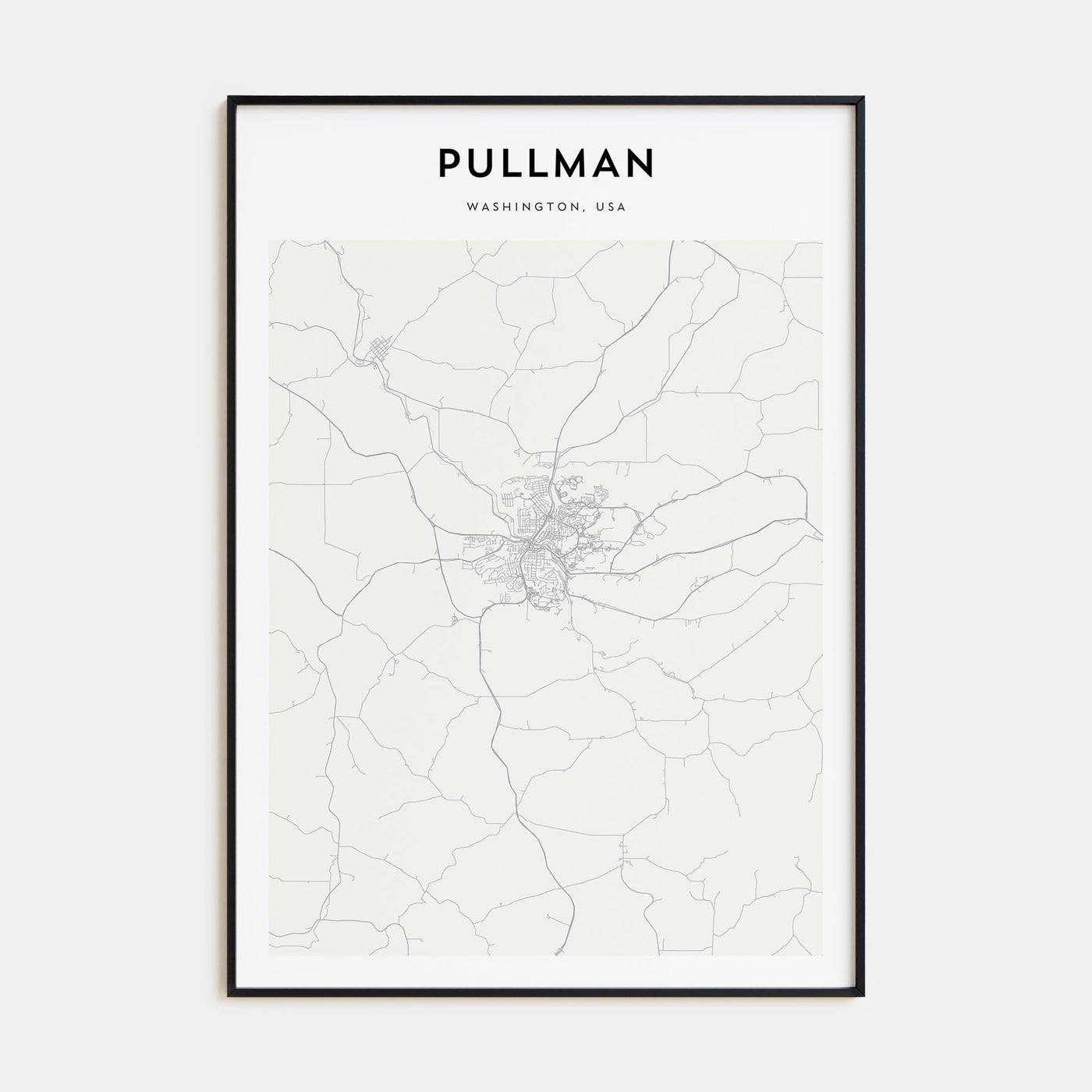 Pullman Map Portrait Poster