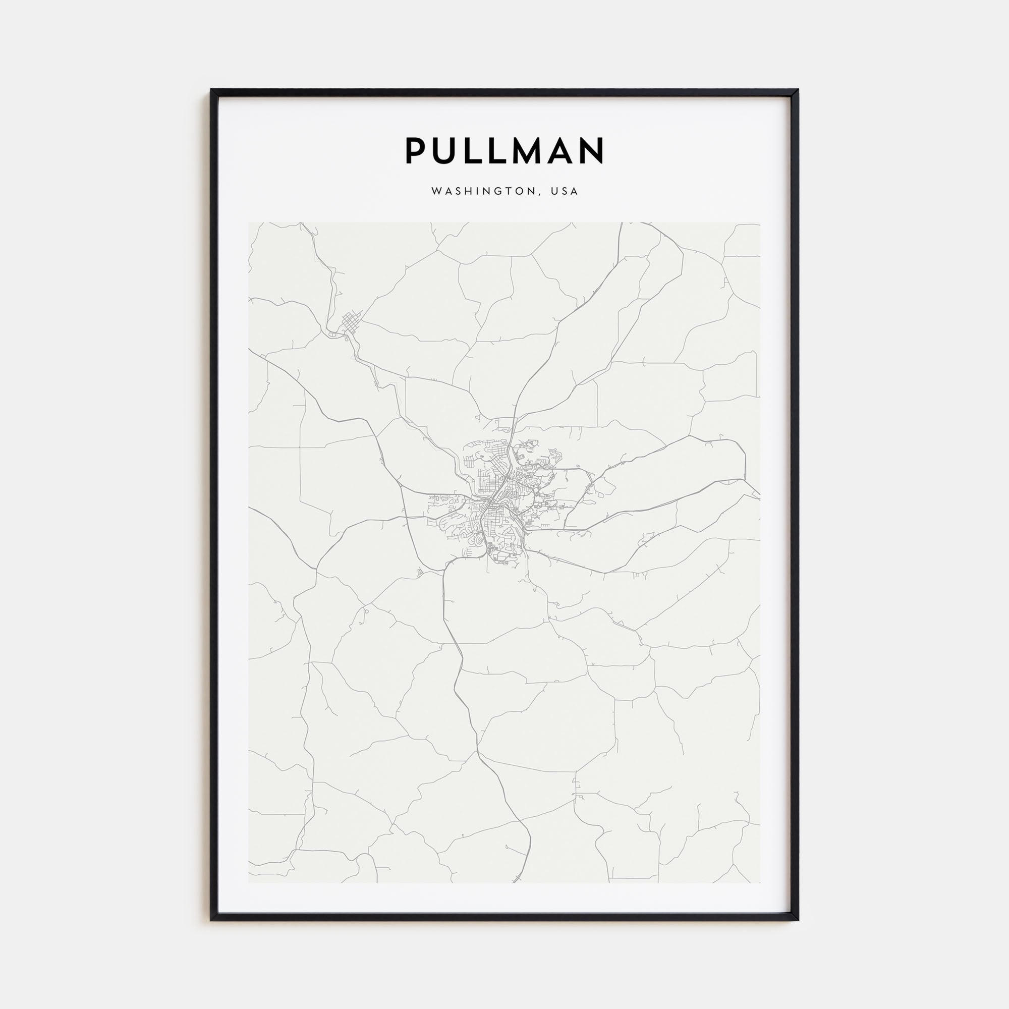 Pullman Map Portrait Poster