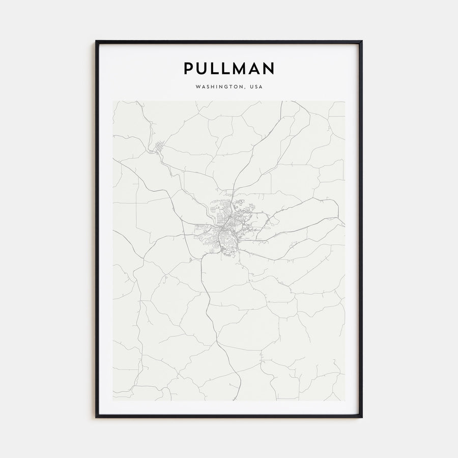 Pullman Map Portrait Poster