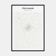 Pullman Map Portrait Poster