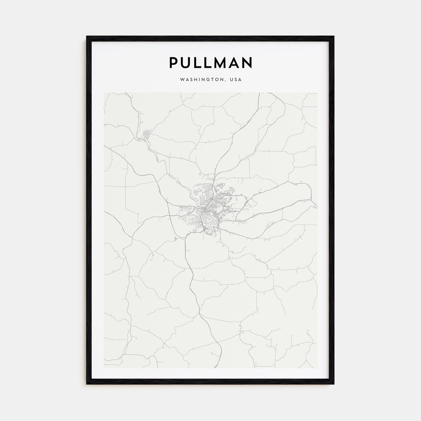 Pullman Map Portrait Poster
