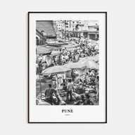 Pune Portrait B&W Poster