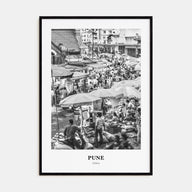 Pune Portrait B&W Poster