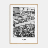 Pune Portrait B&W Poster