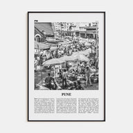 Pune Travel B&W Poster
