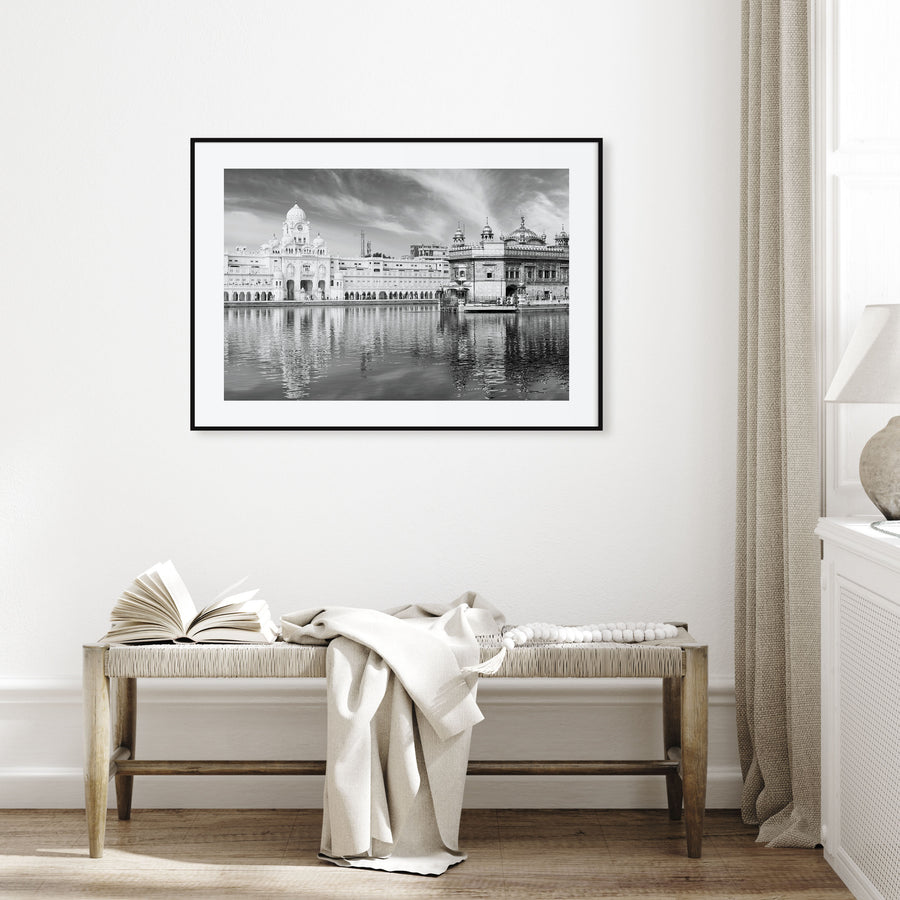 Punjab Landscape B&W Poster