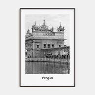 Punjab Portrait B&W Poster