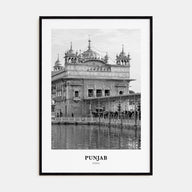 Punjab Portrait B&W Poster