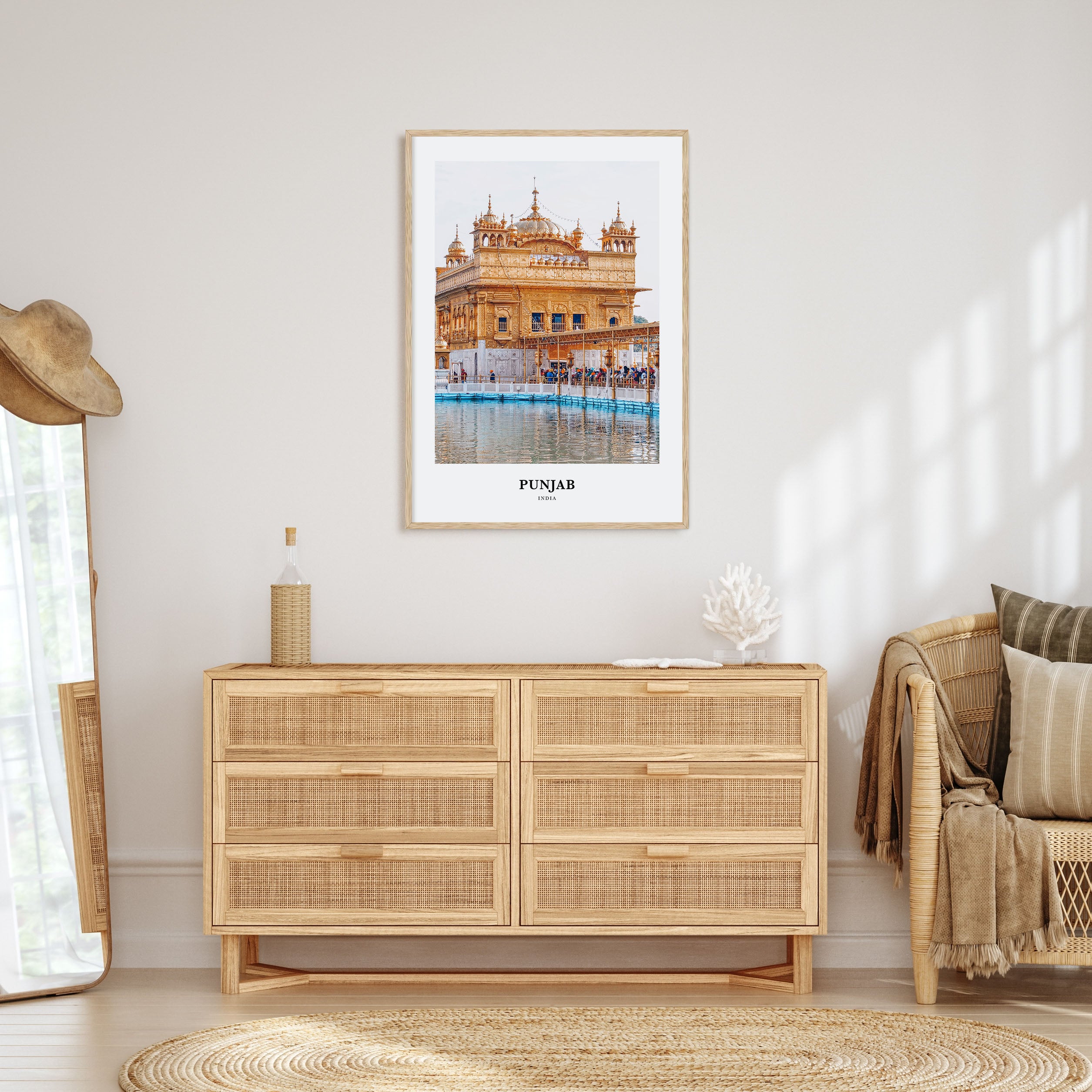 Punjab Portrait Color Poster