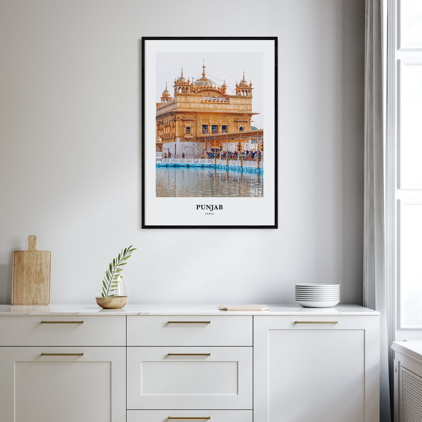 Punjab Portrait Color Poster