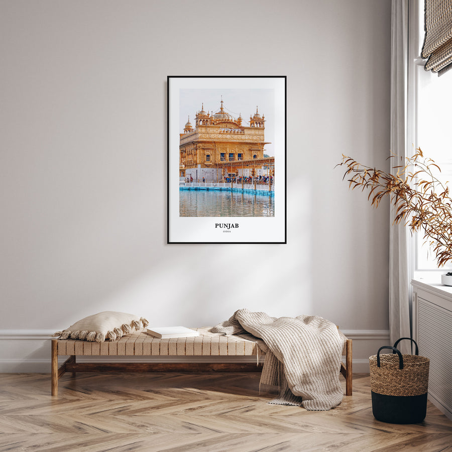 Punjab Portrait Color Poster