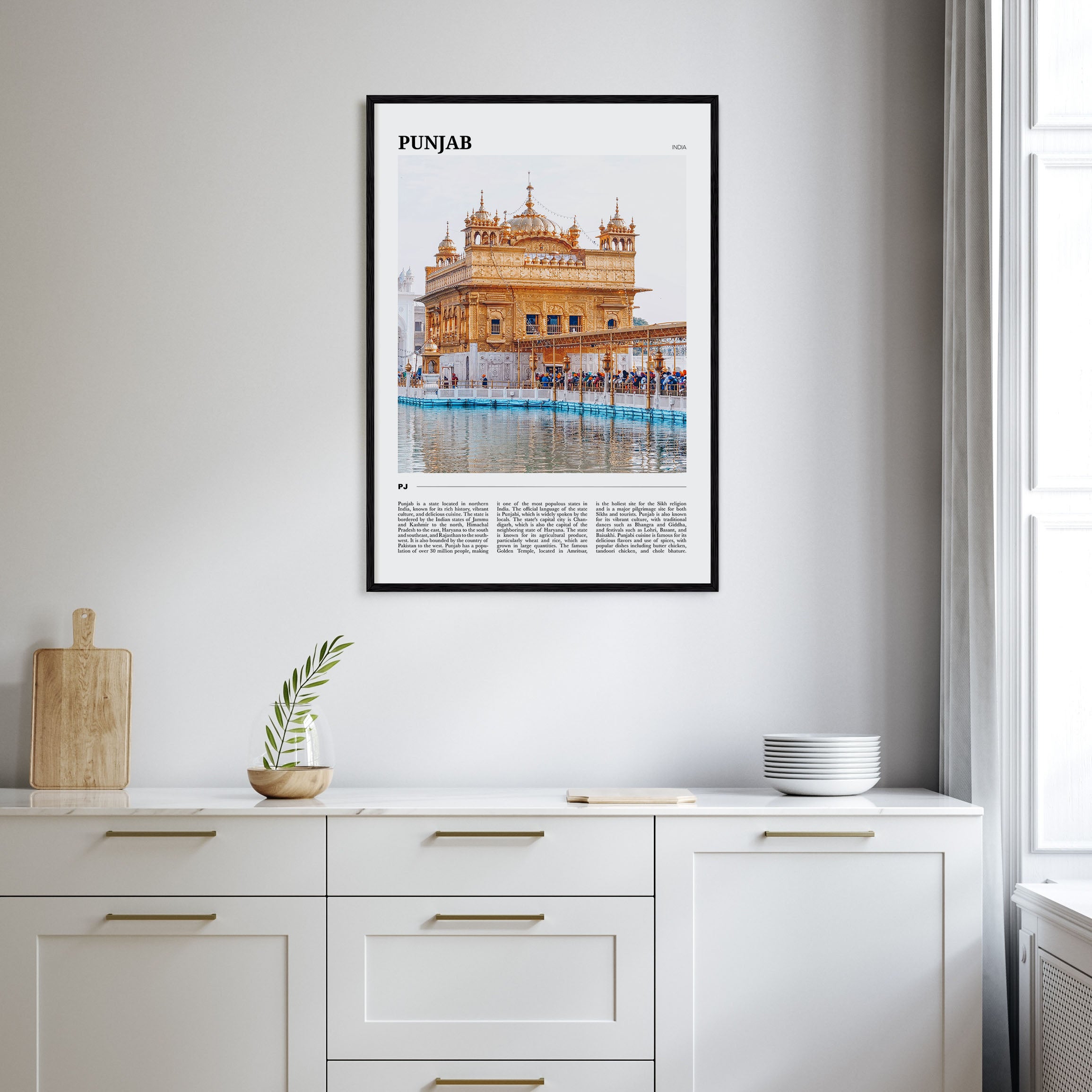 Punjab Travel Color Poster