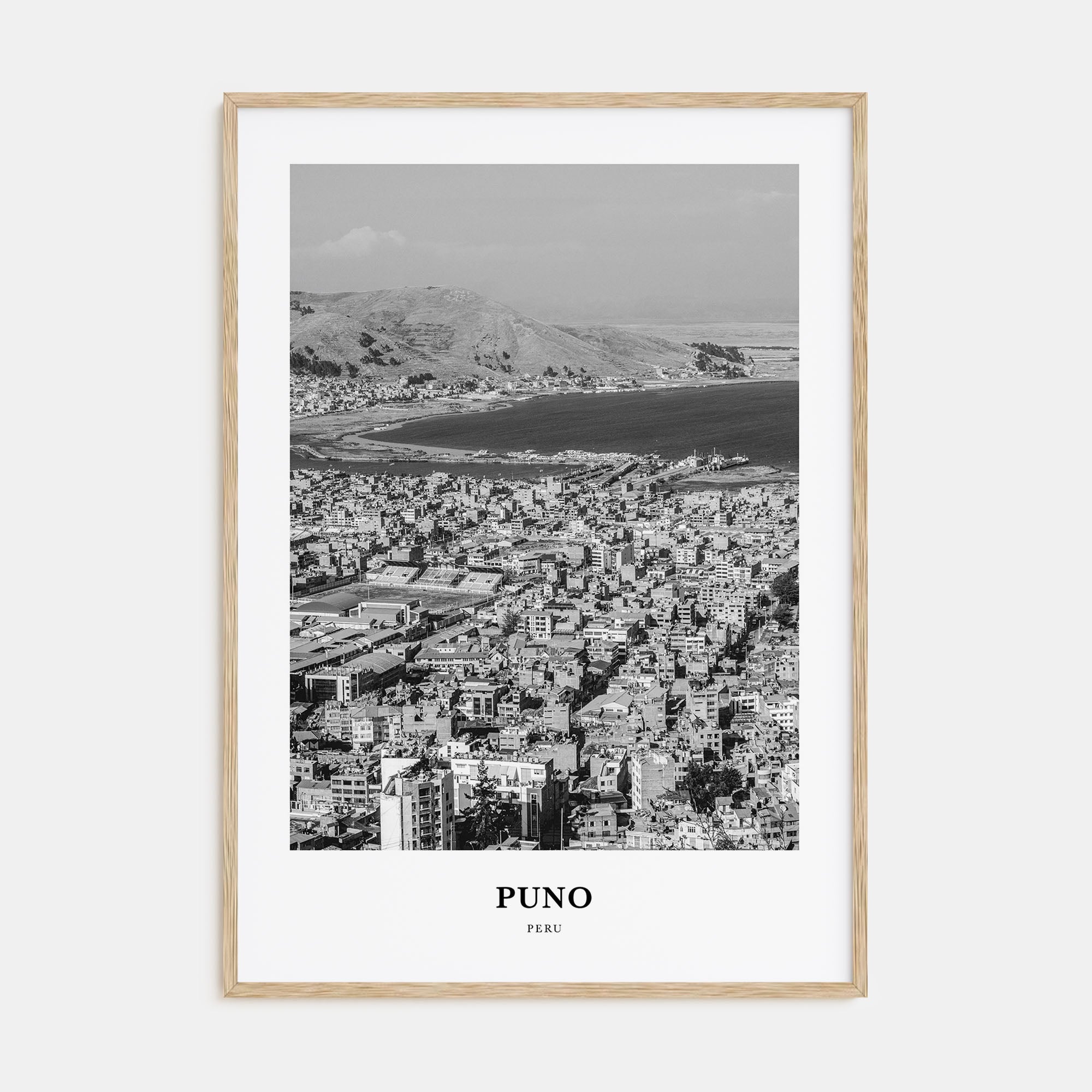 Puno Portrait B&W Poster