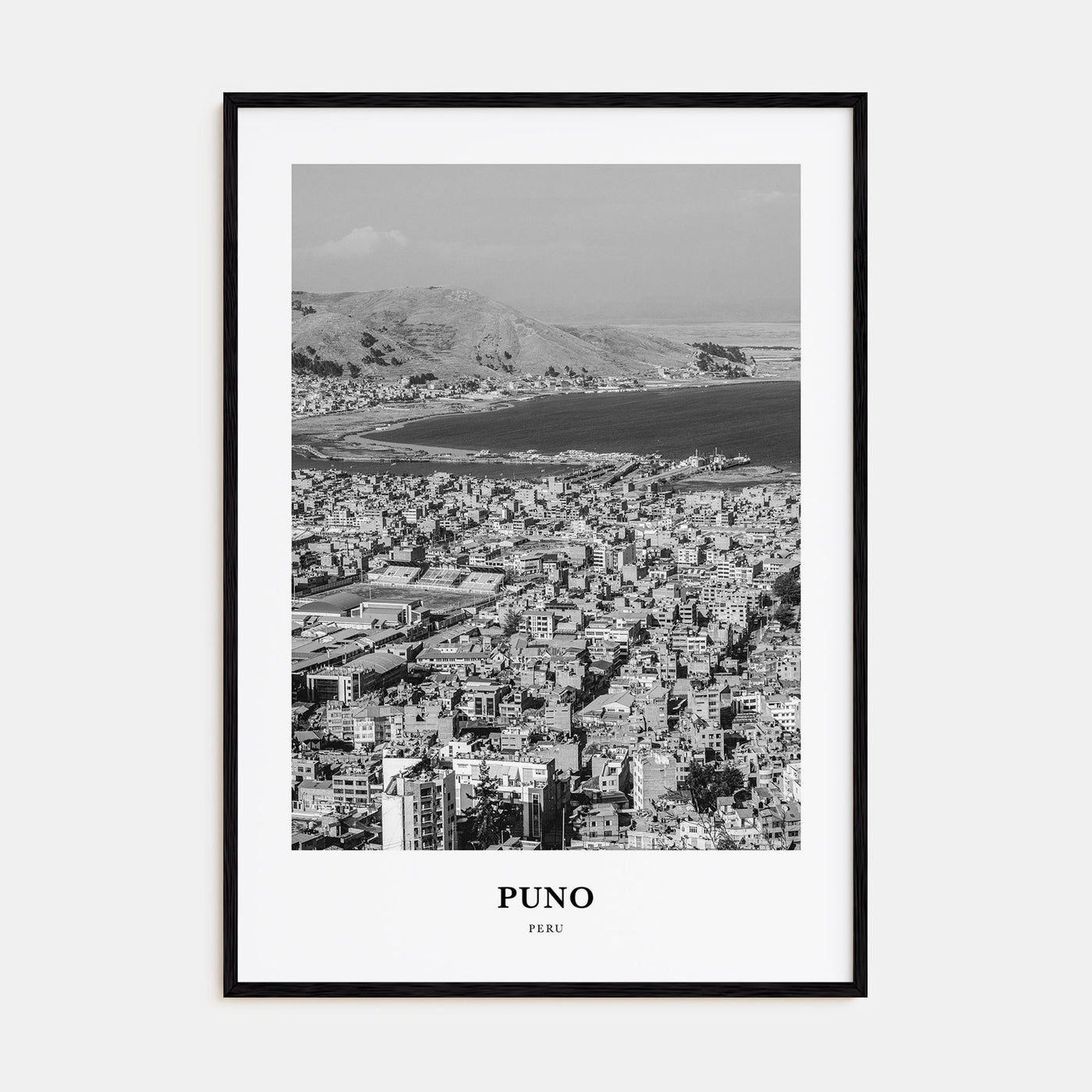 Puno Portrait B&W Poster