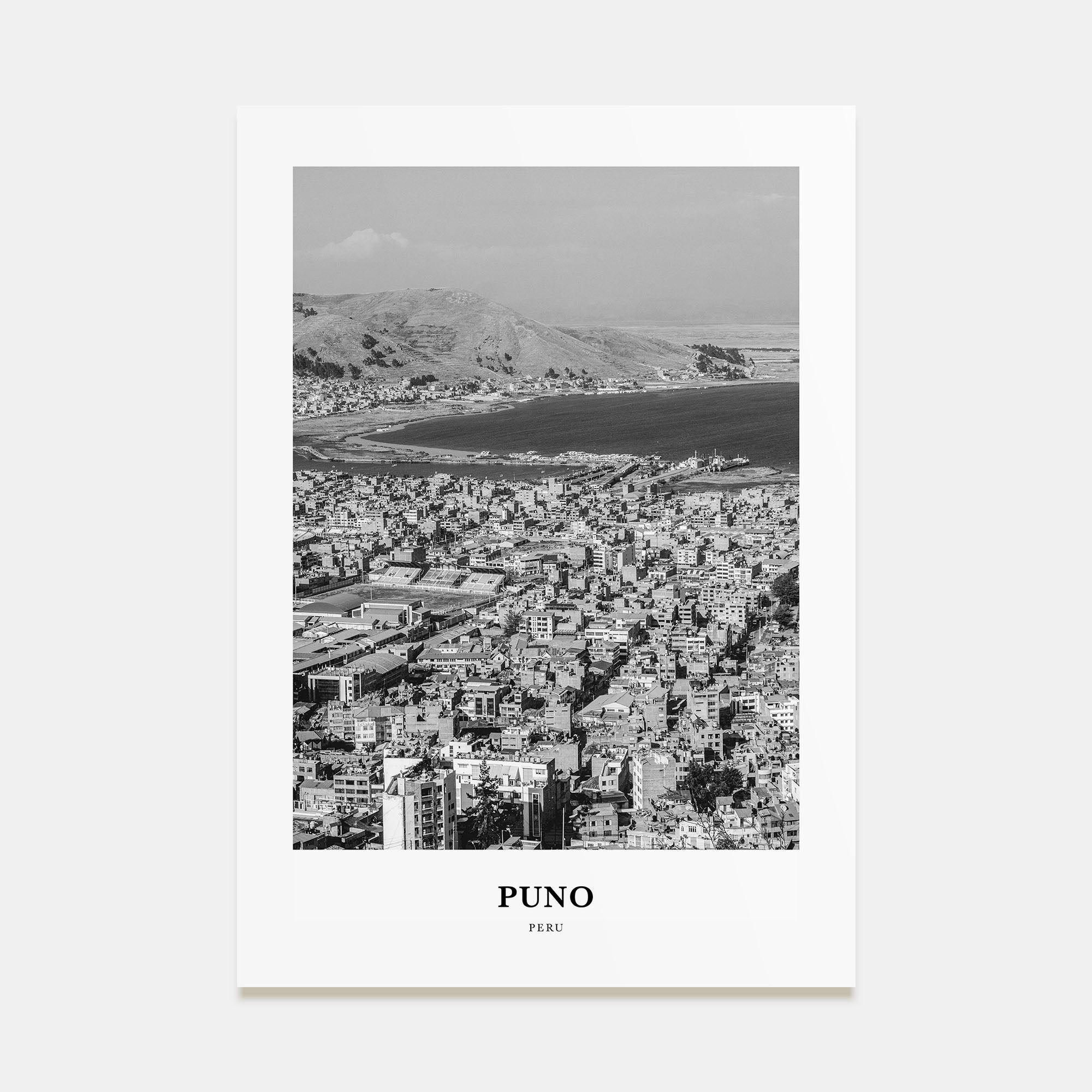 Puno Portrait B&W Poster