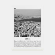 Puno Travel B&W Poster