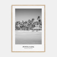 Punta Cana Portrait B&W Poster