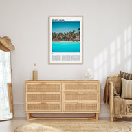 Punta Cana Travel Color Poster