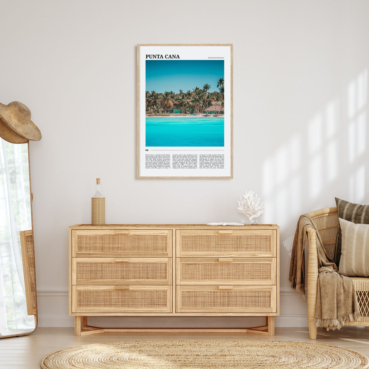 Punta Cana Travel Color Poster